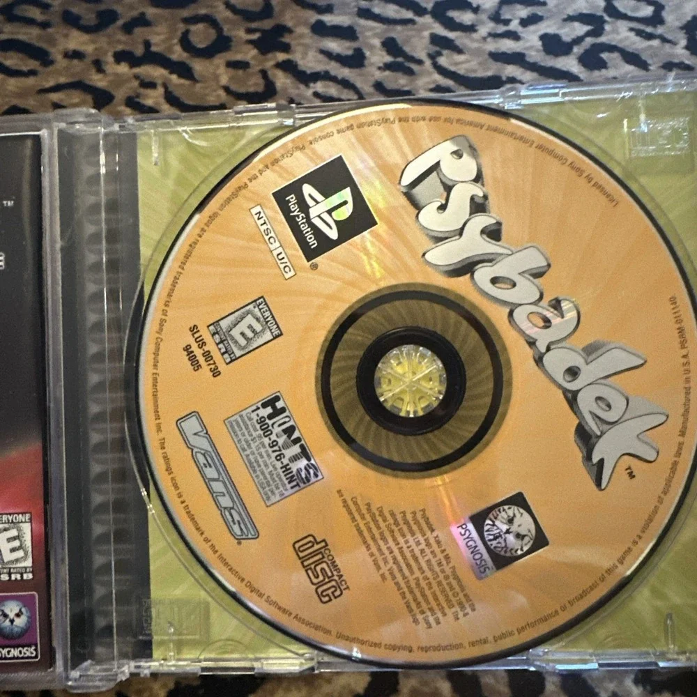 Psybadek Sony PlayStation 1 1998 Psygnosis PS1 Action Adventure SLUS-00730